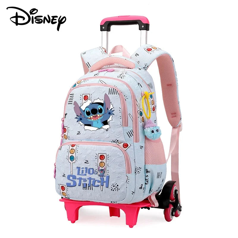 Zaino trolley Stitch 2-in-1 Disney 2025 – grande capacità, torretta, impermeabile e per laptop