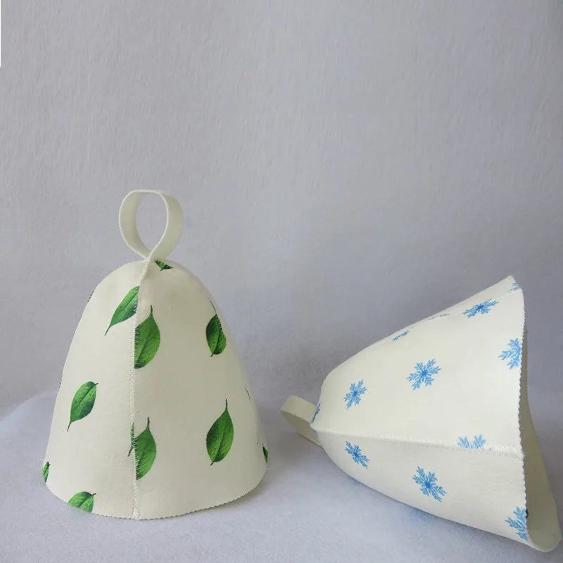 Cappello Sauna Sauna Hat in Feltro Anti-Calore Stile Russo | Protezione Testa