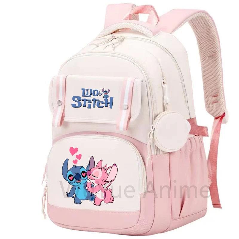 Zaino grande capacità Lilo & Stitch – impermeabile, per laptop, multiuso bambino/adulto 2025