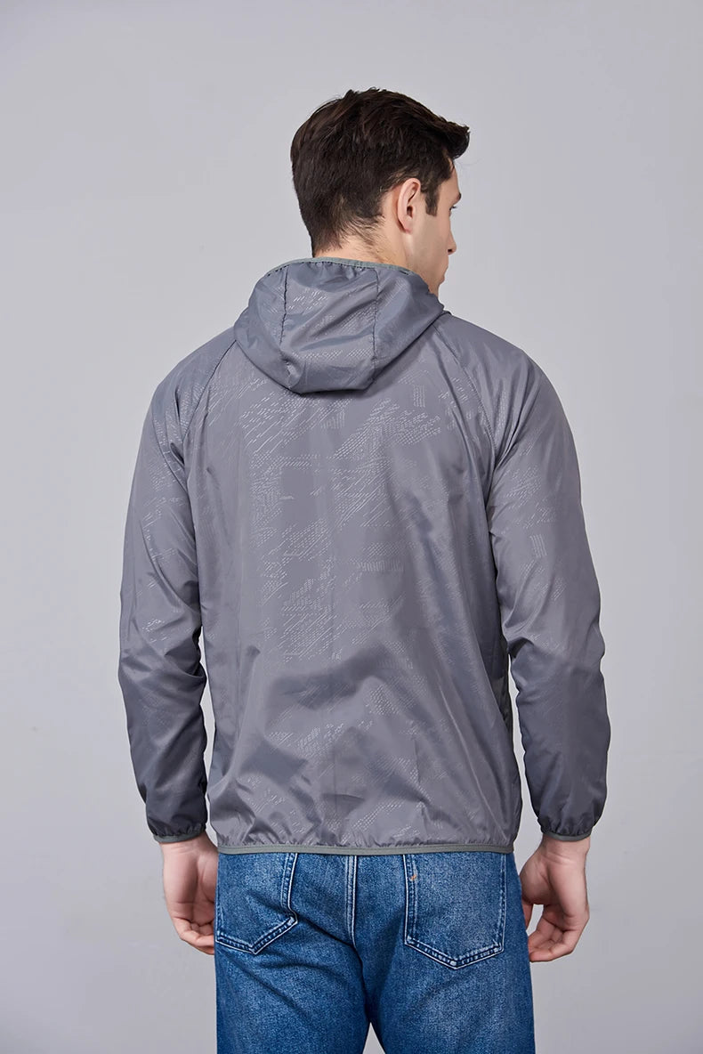 Giacca trekking unisex impermeabile e quick-dry – antivento, anti-UV e pieghevole per escursioni