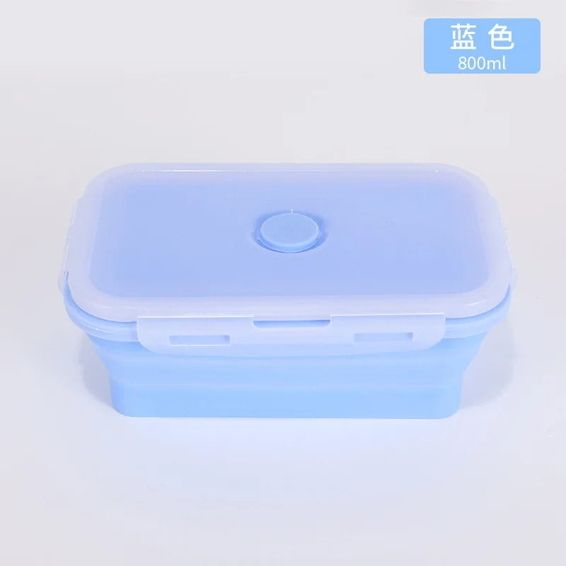 Contenitori Alimentari Pieghevoli 4 Pezzi – Set Salvaspazio in Silicone