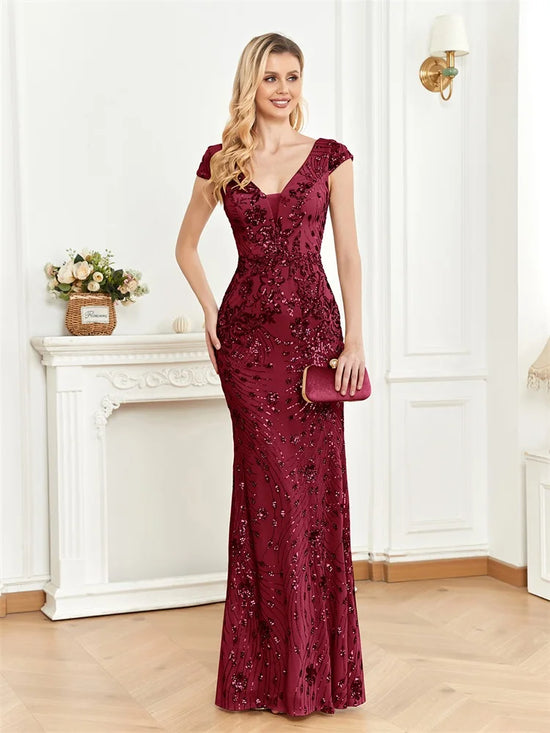 abito cerimonia damigella champagne elegante completo