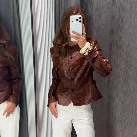 Giacca o gonna donna effetto coccodrillo: capi separati - foto 19 della galleria
