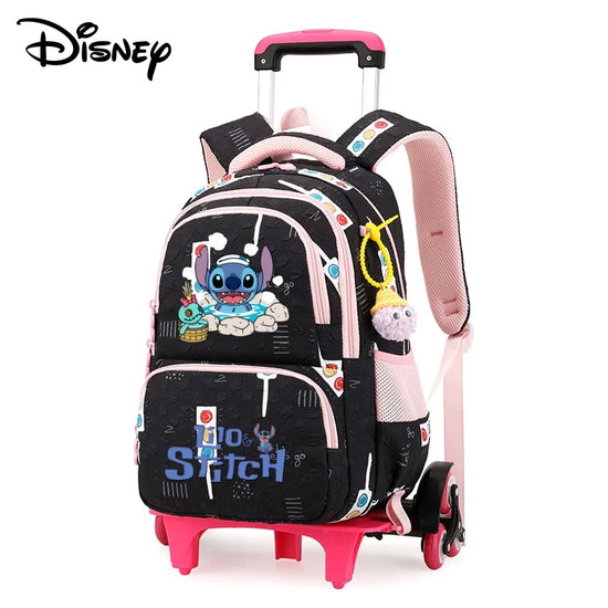 Zaino trolley Stitch 2-in-1 Disney 2025 – grande capacità, torretta, impermeabile e per laptop