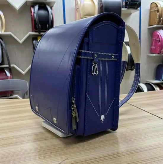 Zaino Scuola Giapponese Randoseru in Ecopelle – Backpack Rigido Ergonomico Bambini