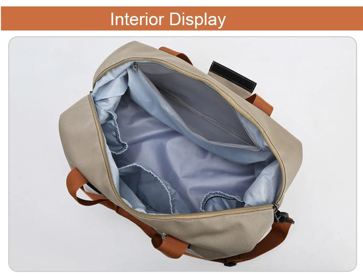 Borsa weekender / palestra donna 2025 – duffle impermeabile, compatta e versatile con tracolla e formato carry-on