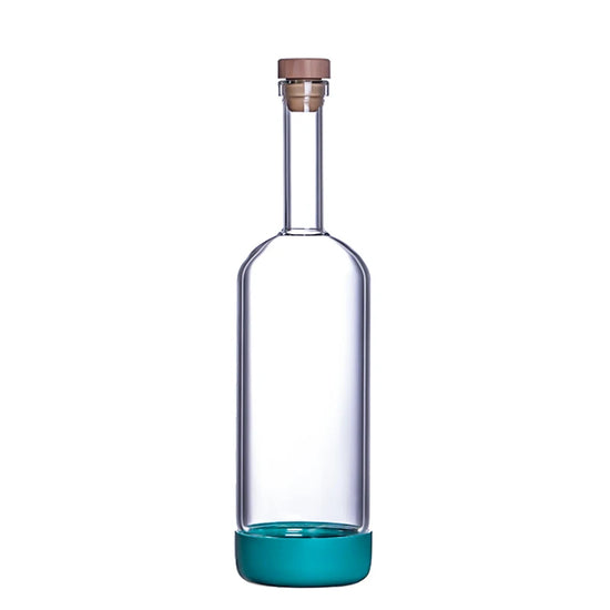 Bottiglia per Licuori in Vetro 800 ml con Scala Graduata per Cocktail e Cucina