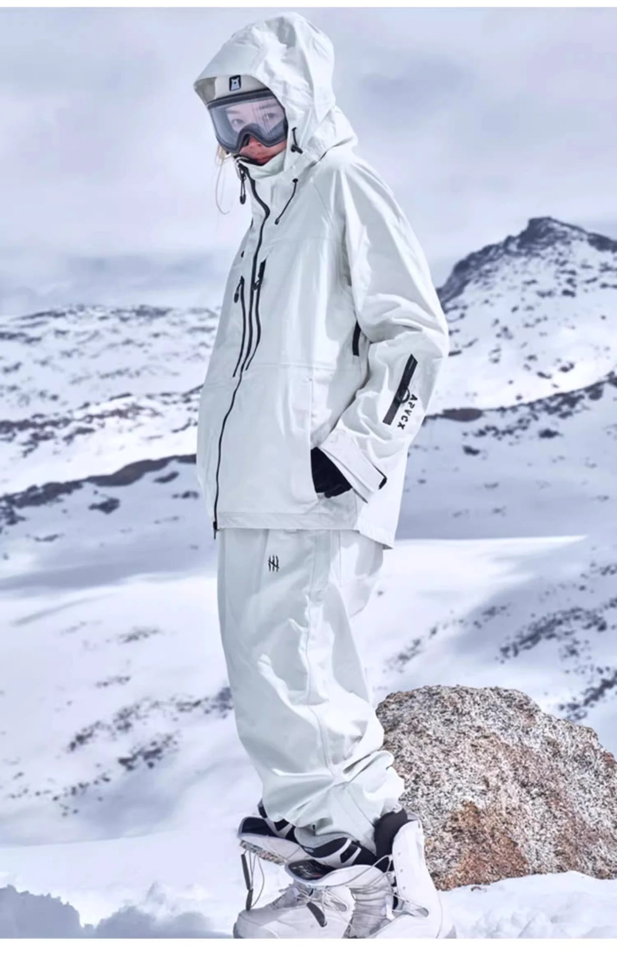 Completo sci e snowboard unisex con giacca e pantaloni