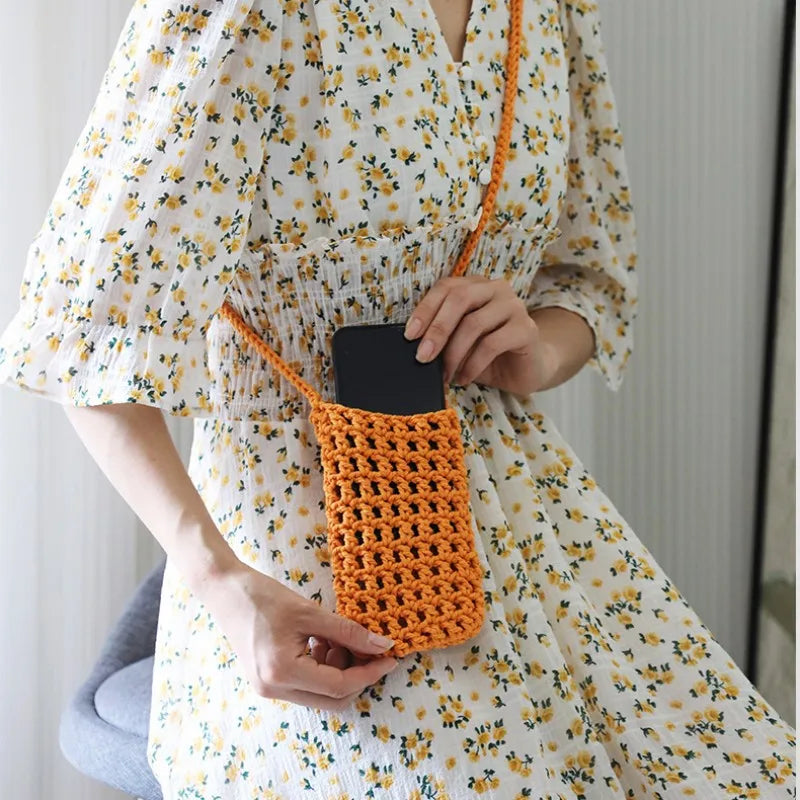 Mini Tracolla per Telefono e Colorata Phone pocket