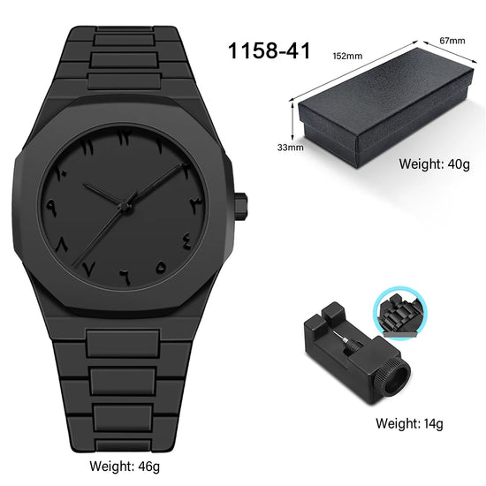 Orologio Uomo Business Numeri Arabi Ultra Sottile Quarzo 3ATM Impermeabile