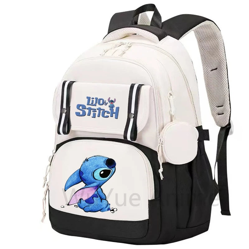Zaino grande capacità Lilo & Stitch – impermeabile, per laptop, multiuso bambino/adulto 2025