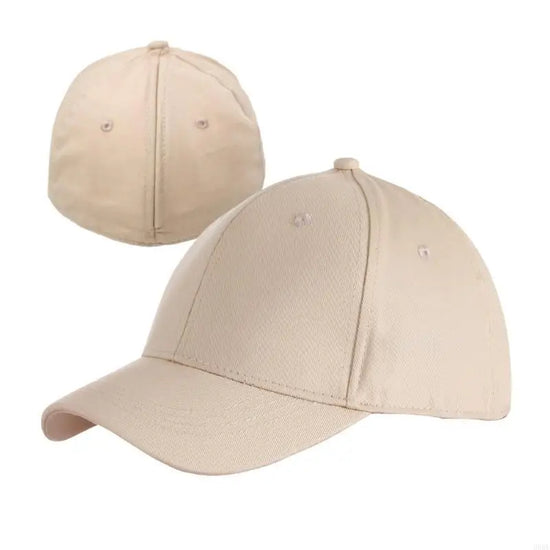 Ponytail Cap da Donna in Cotone – Cappellino sportivo regolabile con foro posteriore per capelli lunghi, ideale per fitness e uso quotidiano