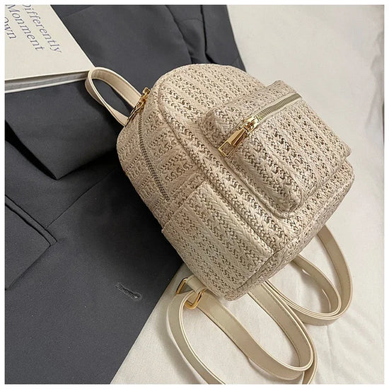 Zaino Mini Donna in Paglia 2025 – Casual Estivo e Versatile