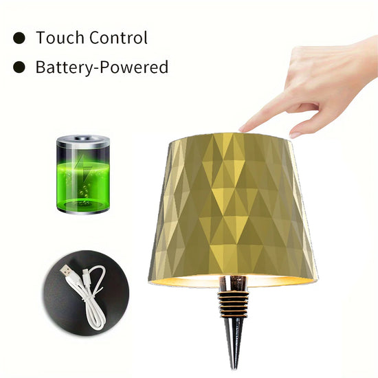 Lampada BOTLIGHT Led Ricaricabile per Bottiglia – Luce Portatile