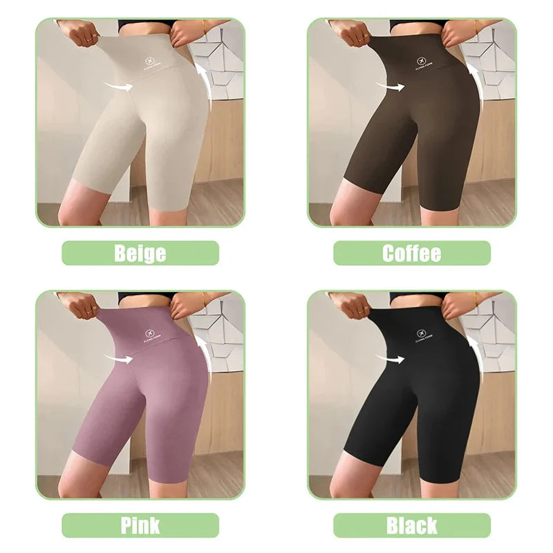 Shorts donna push-up vita alta 2025 – cycling fitness leggings per palestra e yoga