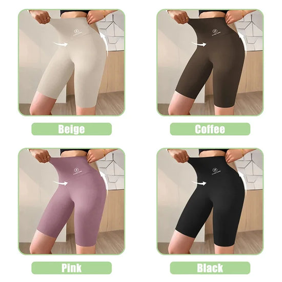Shorts donna push-up vita alta 2025 – cycling fitness leggings per palestra e yoga