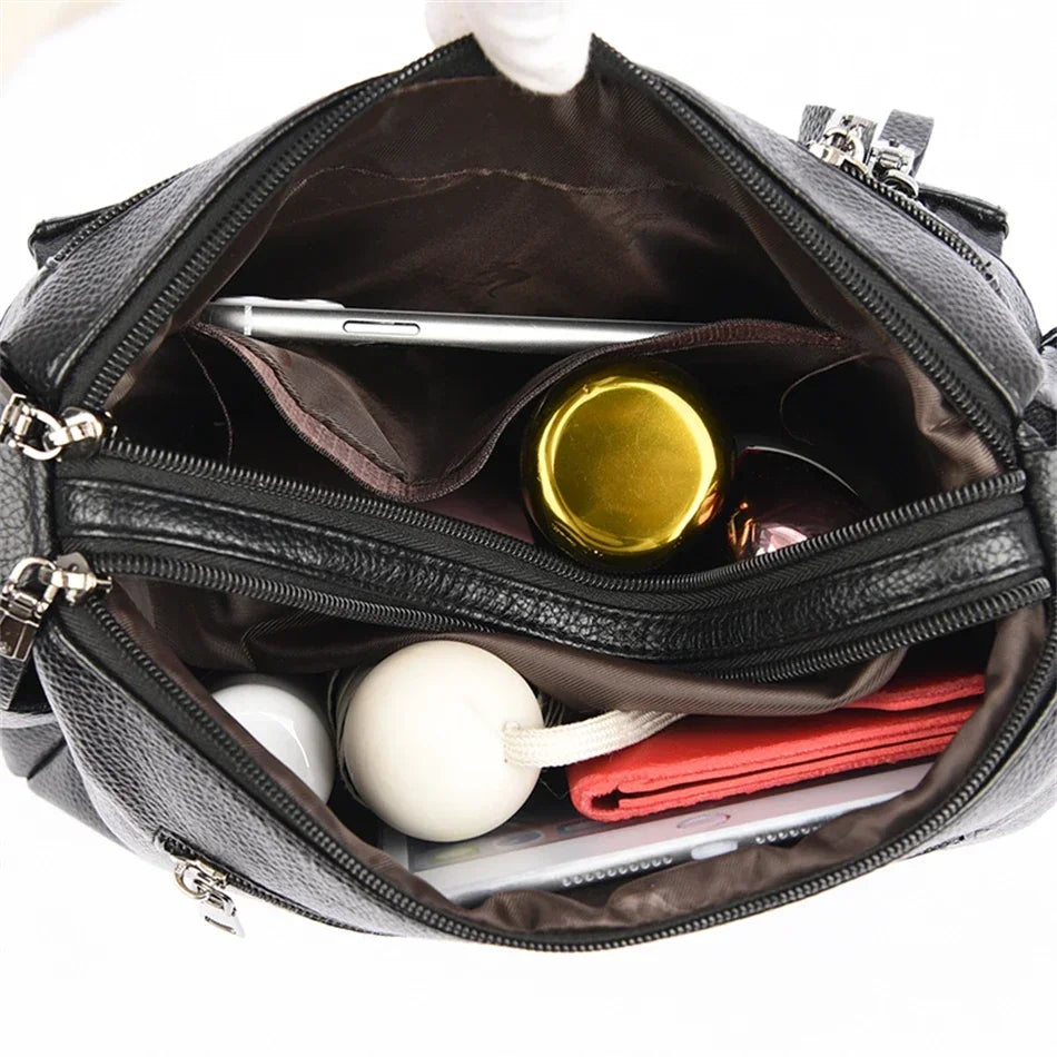Borsa a tracolla donna con tasche e scomparti - foto 130 della galleria