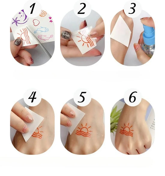 Adesivi Ombretto Occhi Waterproof – Stickers Trucco Party