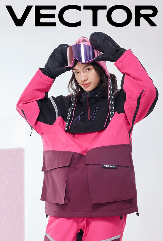 Tuta da sci unisex con cappuccio e dettagli riflettenti – giacca imbottita, impermeabile e termica per sport invernali