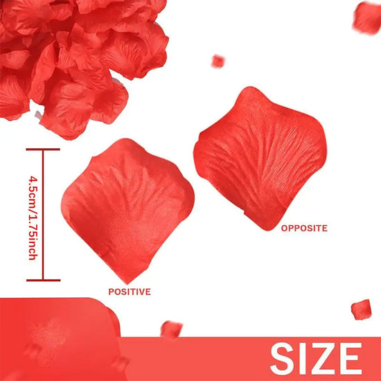 Petali di Rosa Artificiali 100–1000 pezzi – Decorazioni Romantiche San Valentino