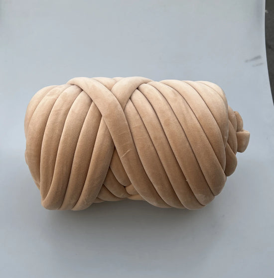 Filato marshmallow super chunky velluto 1 kg – “super velvet” grosso per coperte gigantissime, progetti fai-da-te morbidi