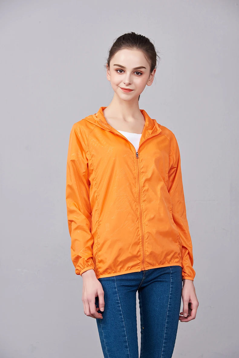 Giacca trekking unisex impermeabile e quick-dry – antivento, anti-UV e pieghevole per escursioni