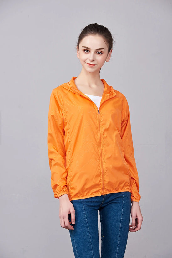 Giacca trekking unisex impermeabile e quick-dry – antivento, anti-UV e pieghevole per escursioni