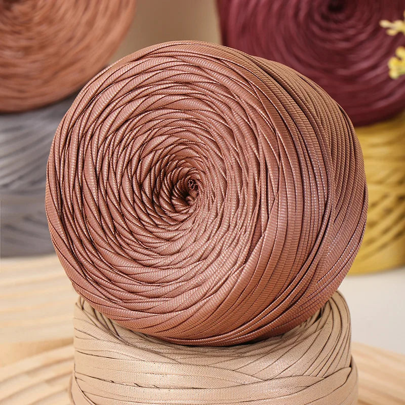 Filo in pelle sintetica nappa opaca 200 g – Filo grosso per uncinetto / knitting, perfetto per borse, scarpe, decorazioni fai-da-te