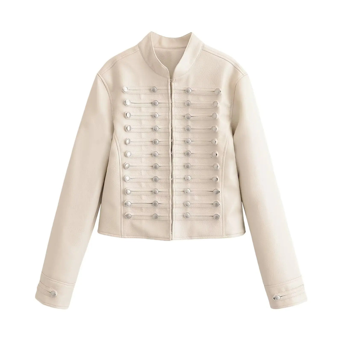 Giacca Cropped Donna con Bottoni e Fit Slim - immagine 15