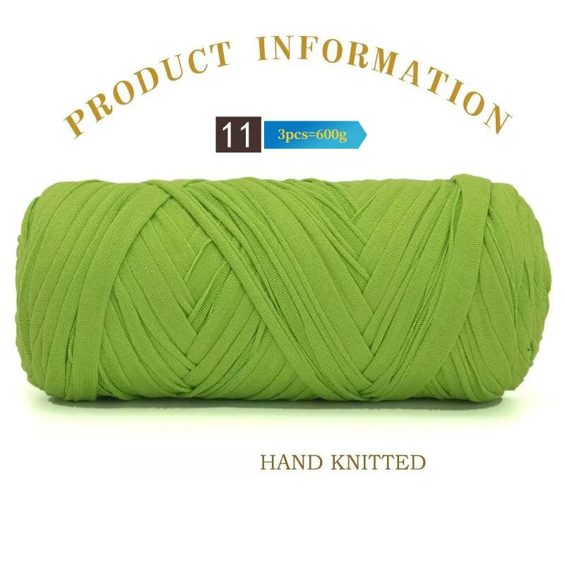 Set 3 gomitoli cloth yarn tessuto – filo intrecciato spesso per borse, tappeti, uncinetto e fai-da-te 2025