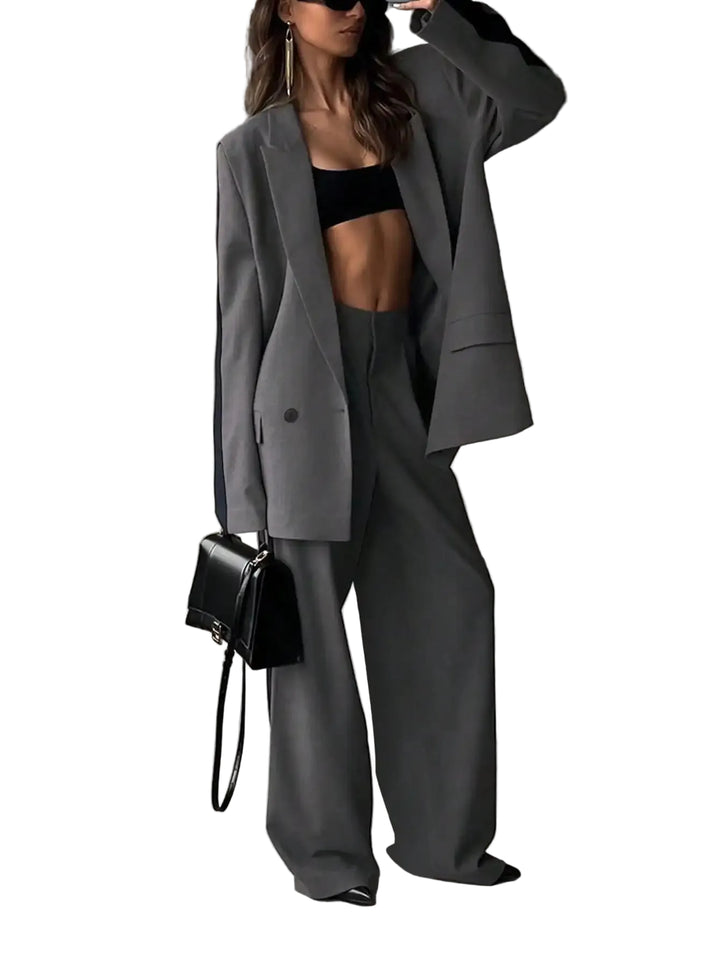 Completo Donna Elegante Blazer e Pantalone – Set Chic