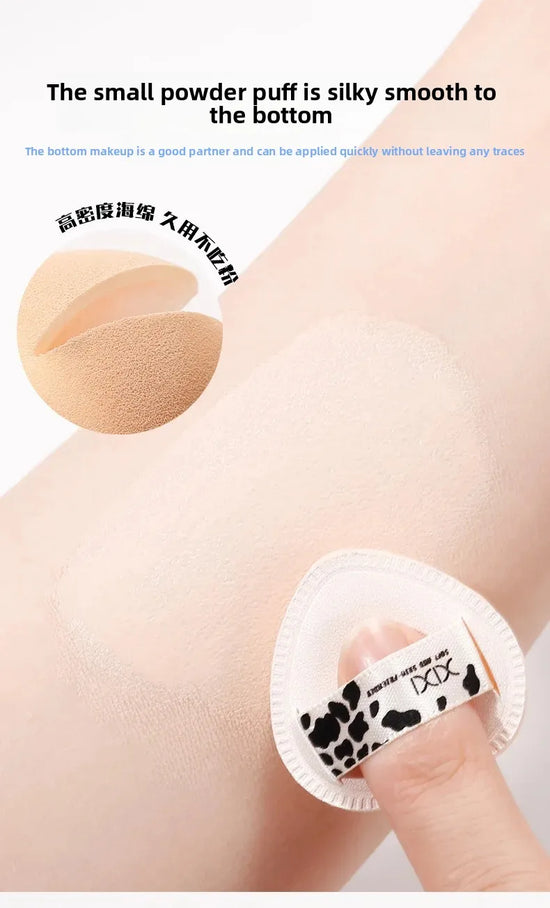Set 5 spugnette makeup ultra morbide “cheese cow” – compatibili dry & wet