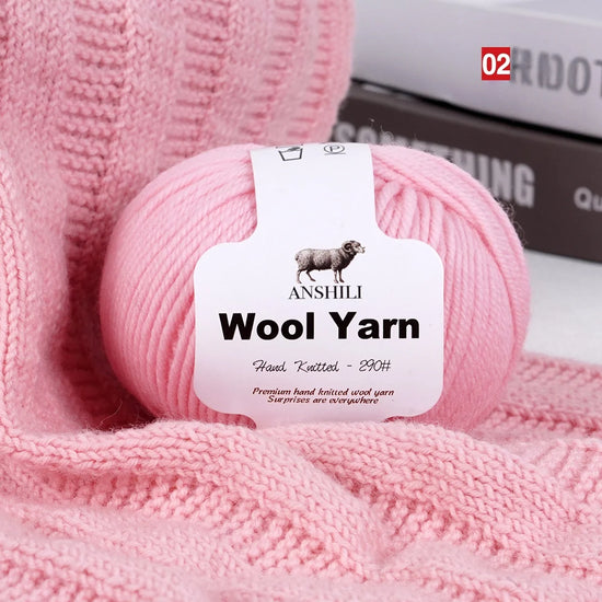 Filato Lana  Spessore Medio – Gomitolo per Maglieria e Uncinetto, Ideale per Maglioni & Accessori