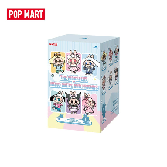 Blind Box Pop Mart Labubu x Sanrio – Pendant Kawaii da Collezione 1/6 pezzi