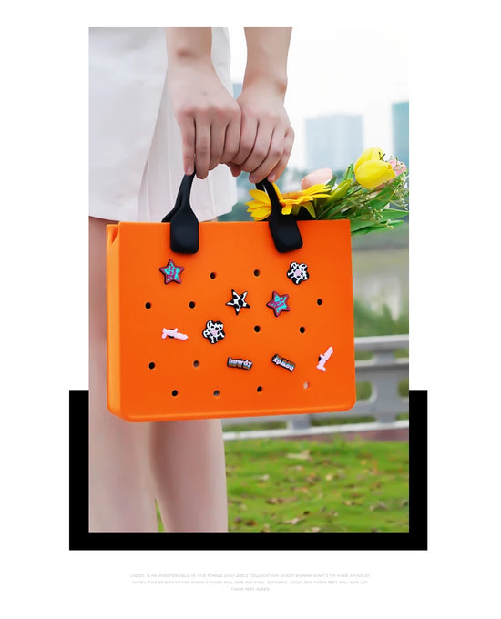 Borsa Bogg Personalizzabile con Fori per Spille - 27 Colori