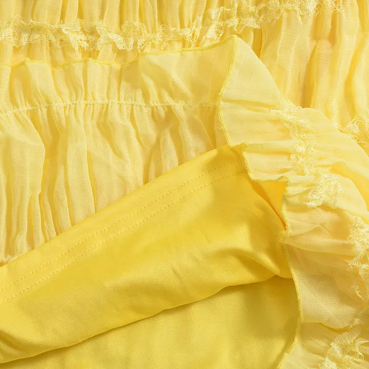Abito Lungo Donna con Schiena Scoperta e Pieghe – Vestito Elegante Lotus Leaf 2026