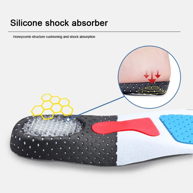 Solette Ortopediche Memory Foam con Supporto Arco – Plantari Gel Comfort Sport