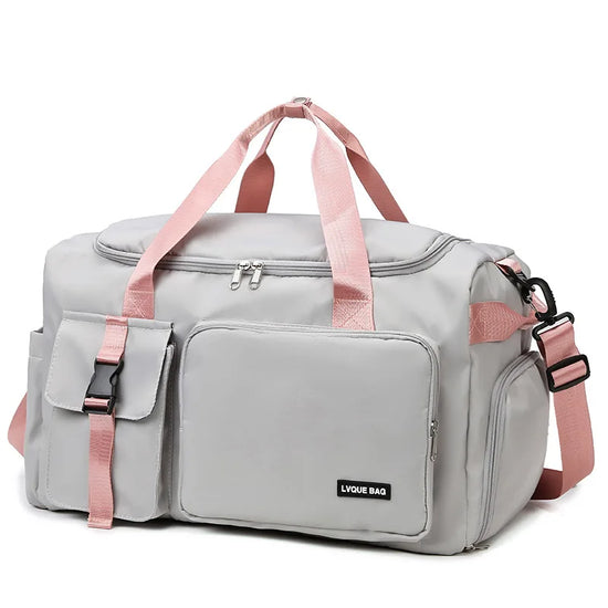 Borsa sportiva donna 2025 – duffel con doppio comparto asciutto/bagnato ideale per palestra, nuoto e viaggi