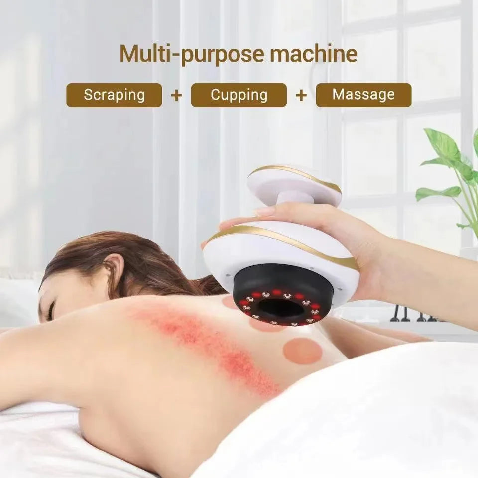 Massaggiatore Elettrico Anticellulite con Coppettazione – Guasha Riscaldante Corpo
