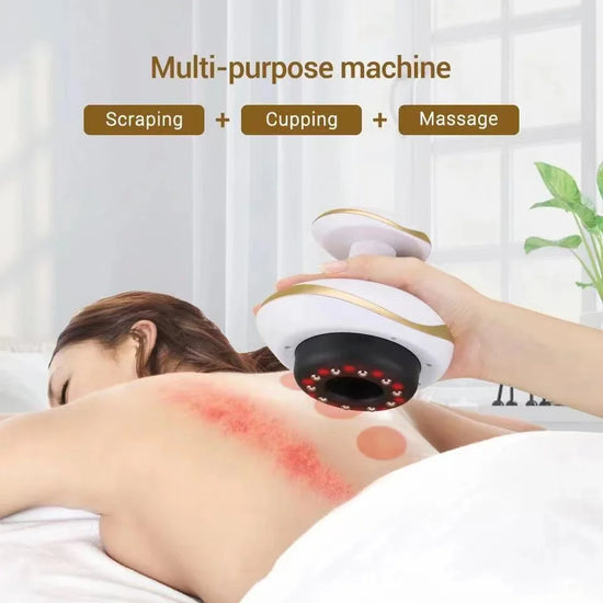 Massaggiatore Elettrico Anticellulite con Coppettazione – Guasha Riscaldante Corpo