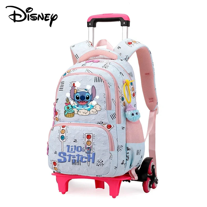 Zaino trolley Stitch 2-in-1 Disney 2025 – grande capacità, torretta, impermeabile e per laptop