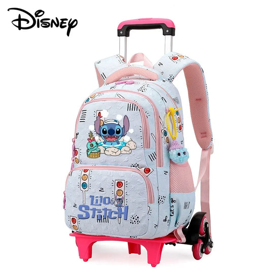 Zaino trolley Stitch 2-in-1 Disney 2025 – grande capacità, torretta, impermeabile e per laptop