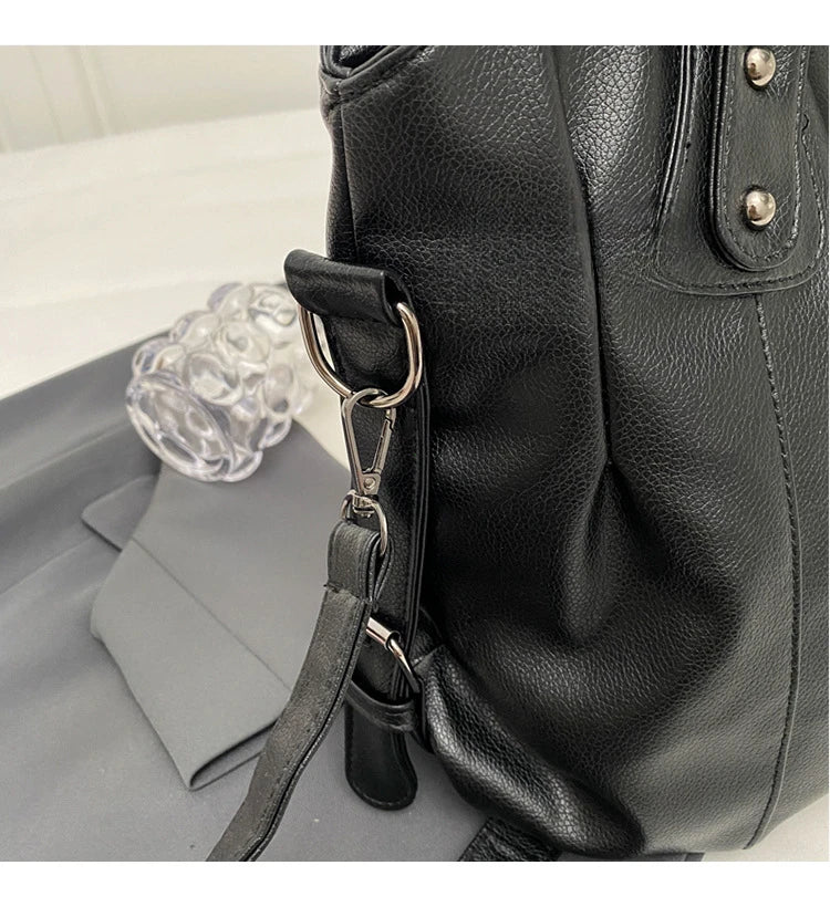 Soft Interior Compartment Shoulder Bags 2025 High Quality Contrasting Colors Bags for Women Fashion Zipper Pu Women's Handbags