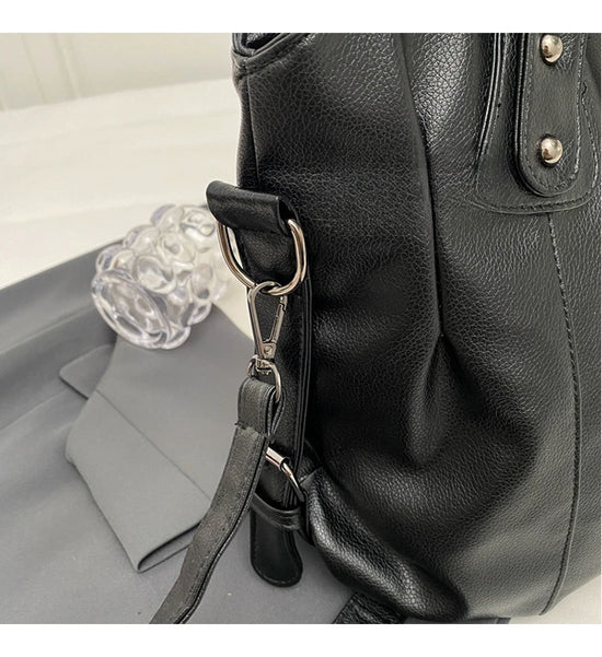 Soft Interior Compartment Shoulder Bags 2025 High Quality Contrasting Colors Bags for Women Fashion Zipper Pu Women's Handbags