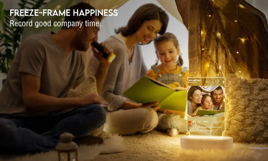 Lampada LED 3D Personalizzata con Foto, Nome e Data – Regalo Romantico per Coppie
