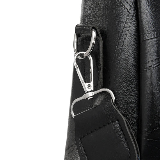 Zaino donna in pelle sintetica PU grande capacità – backpack anti-furto retrò per scuola, viaggio e uso quotidiano