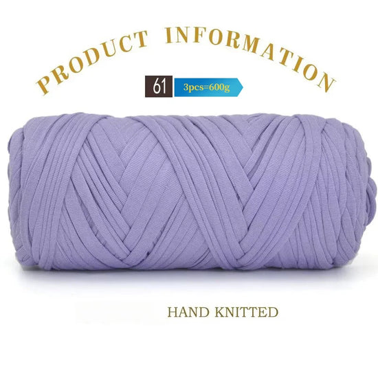 Set 3 gomitoli cloth yarn tessuto – filo intrecciato spesso per borse, tappeti, uncinetto e fai-da-te 2025