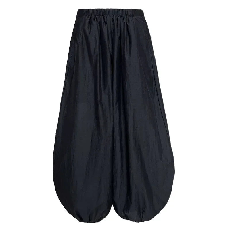 Pantaloni Bloomers Donna Vita Alta – Loose Fit Estivi