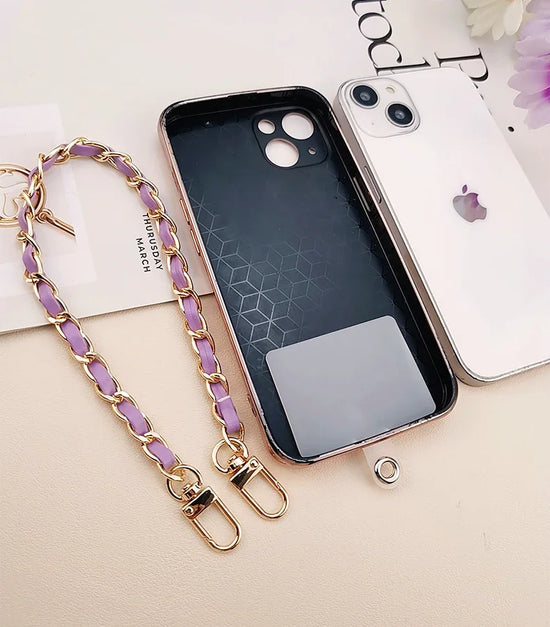 Laccetto corto e portatile con clip – Laccetto da polso anti-smarrimento universale per custodie di telefoni e accessori