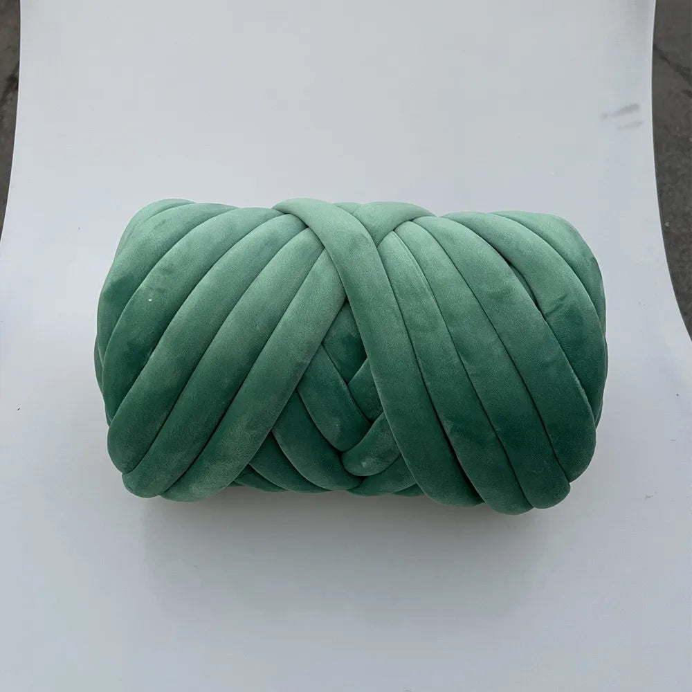 Filato marshmallow super chunky velluto 1 kg – “super velvet” grosso per coperte gigantissime, progetti fai-da-te morbidi